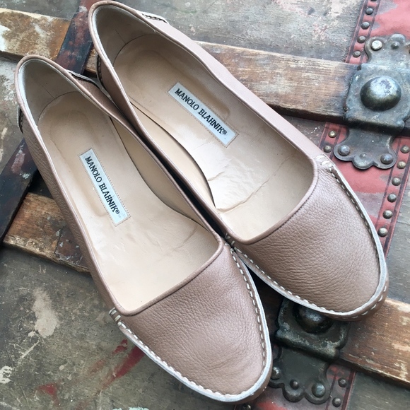 Moccasin Loafer Driver Flat Leather Nude Tan Brown - Picture 5 of 8